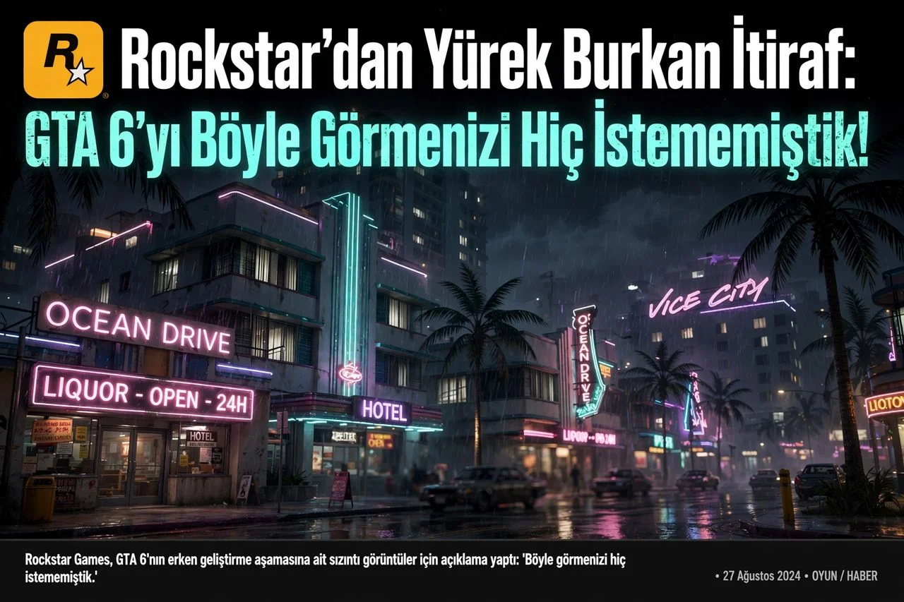 Article 'Rockstar'dan Yürek Burkan İtiraf: "GTA 6'yı Böyle Görmenizi Hiç İstememiştik!"'